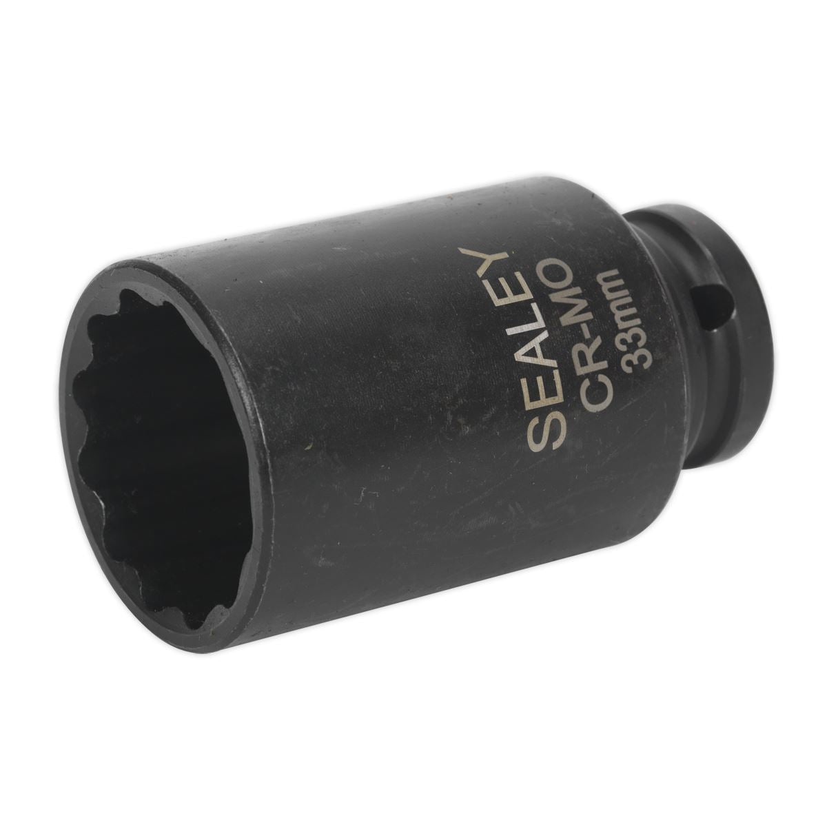 Sealey SX0041 Impact Socket 33mm Bi-Hex Deep 1/2"Sq Drive