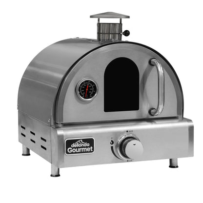 Dellonda DG104 Outdoor Tabletop Gas Powered Pizza Oven with Temperature Display