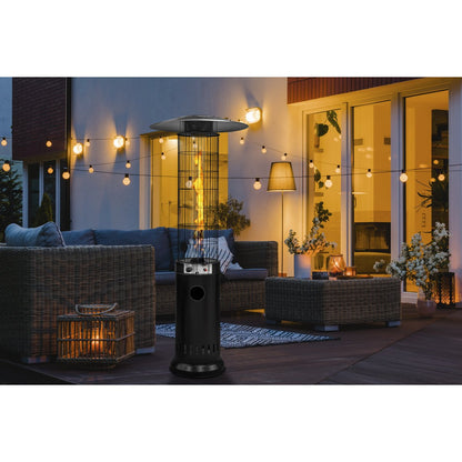 Dellonda DG124 Gas Patio Heater 13kW for Commercial & Domestic Use Black - McCormickTools