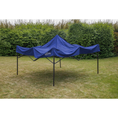 Dellonda DG131 Premium 3 x 3m Pop - Up Gazebo PVC Coated Water Resistant Fabric Blue - McCormickTools