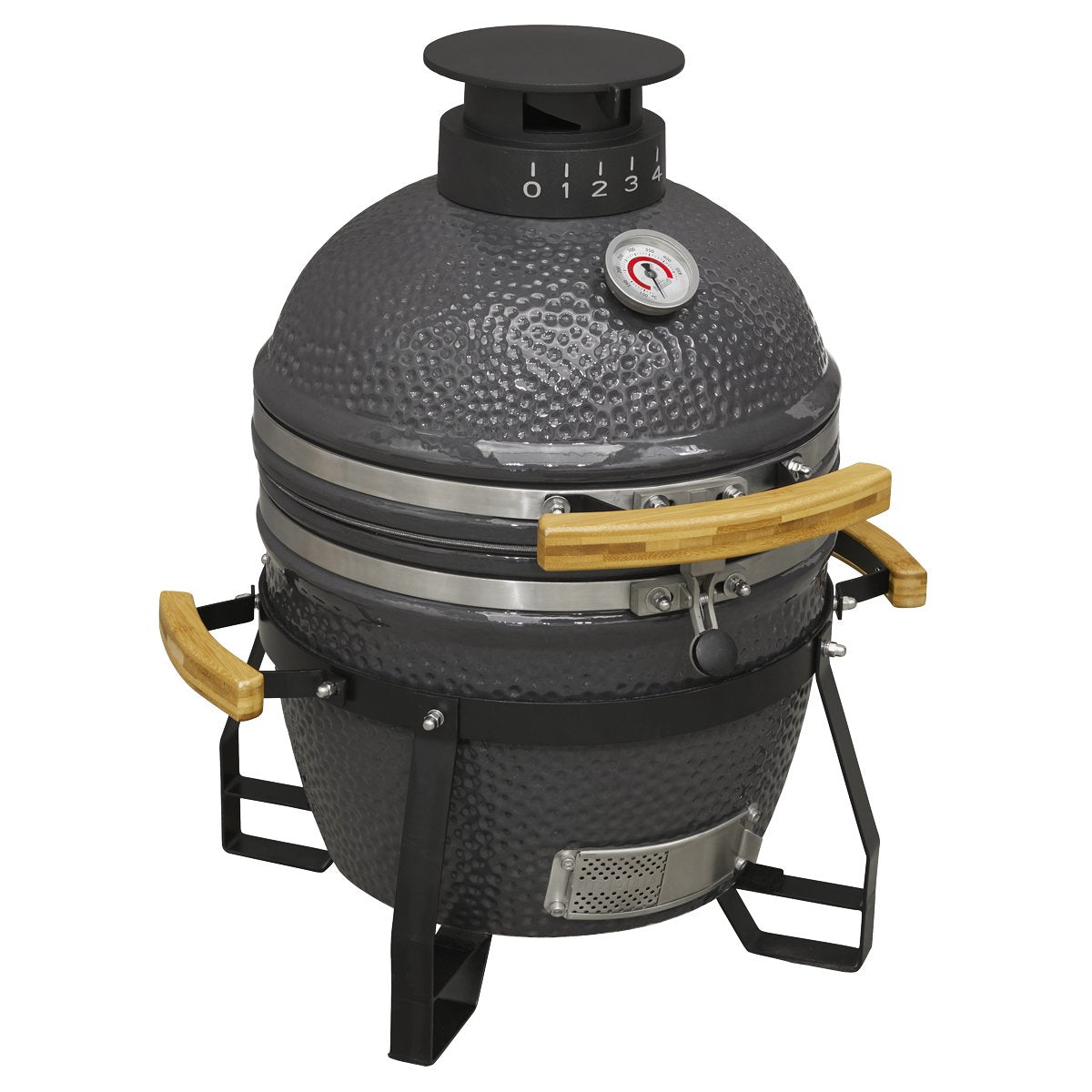 Dellonda DG158 Deluxe 16"(40cm) Ceramic Kamado Style BBQ Grill/Oven/Smoker - McCormickTools