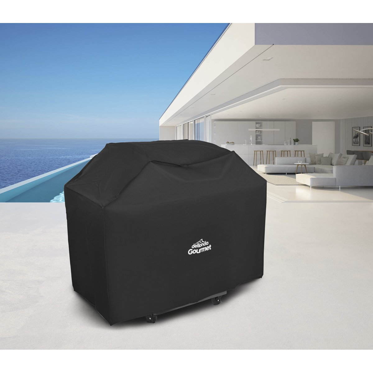 Dellonda DG24 Deluxe Oxford Style Water - Resistant Cover for BBQs 1270 x 920mm