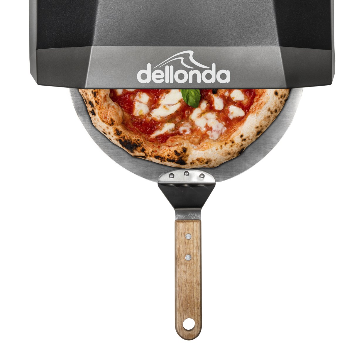 Dellonda DG257 Gas Pizza Oven with Gas Regulator Water Resistant Cover/Carry Bag & 12" Pizza Peel