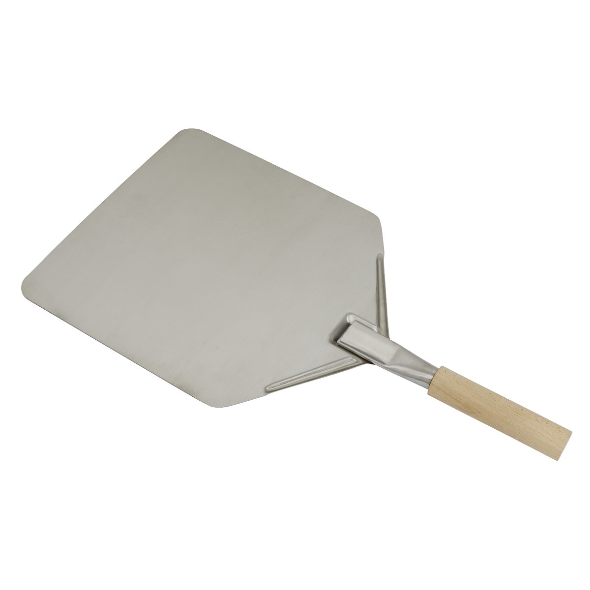 Dellonda DG39 Stainless Steel Pizza Peel 11 x 15" with 5" Wooden Handle - McCormickTools