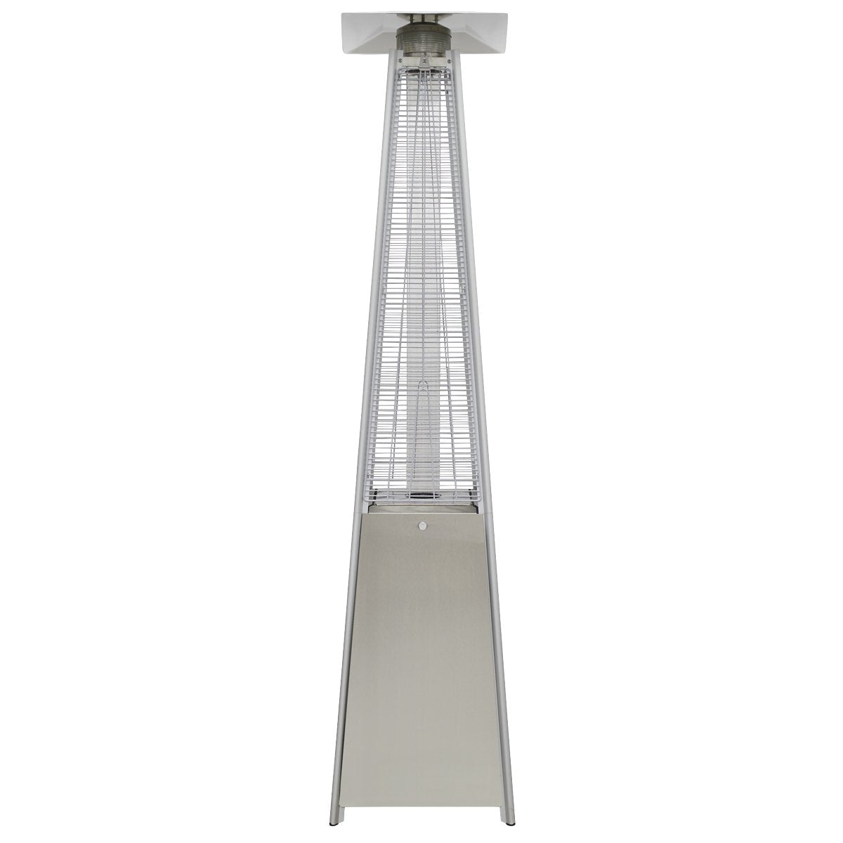 Dellonda DG99 13kW Pyramid Gas Patio Heater 13kW Commercial/Garden Use - Stainless Steel