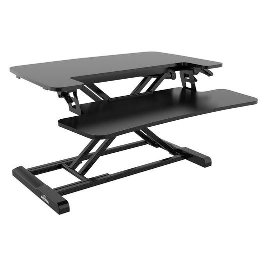 Dellonda DH14 71cm Height Adjustable Standing Desk Converter 50cm Max Height 15kg Capacity - McCormickTools