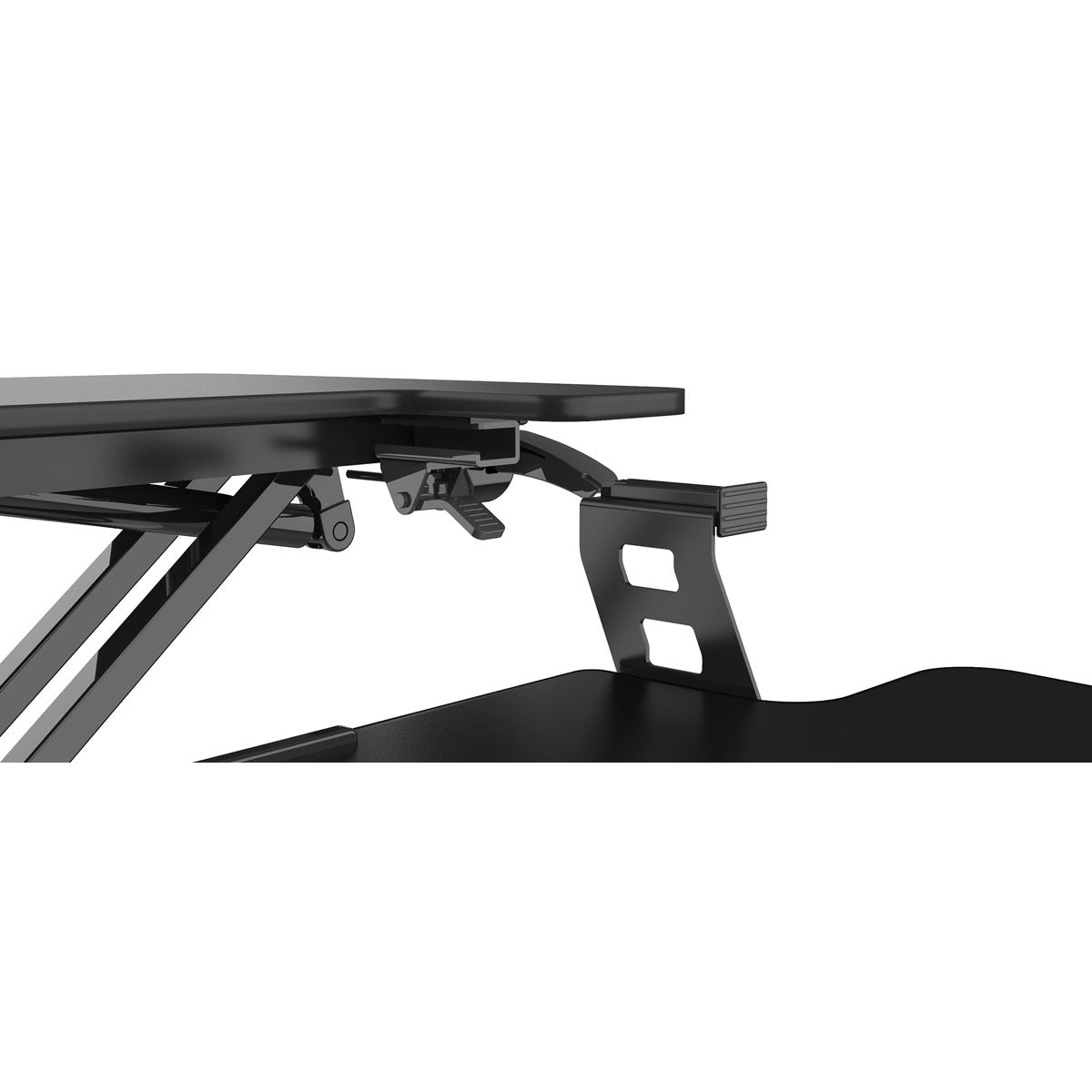 Dellonda DH14 71cm Height Adjustable Standing Desk Converter 50cm Max Height 15kg Capacity - McCormickTools