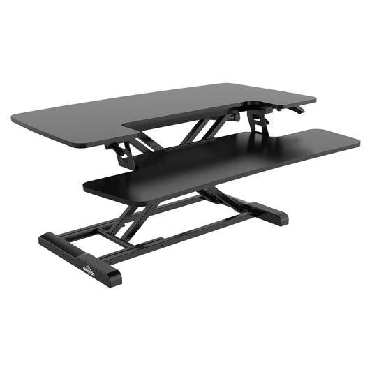 Dellonda DH15 89cm Height Adjustable Standing Desk Converter 50cm Max Height 15kg Capacity - McCormickTools