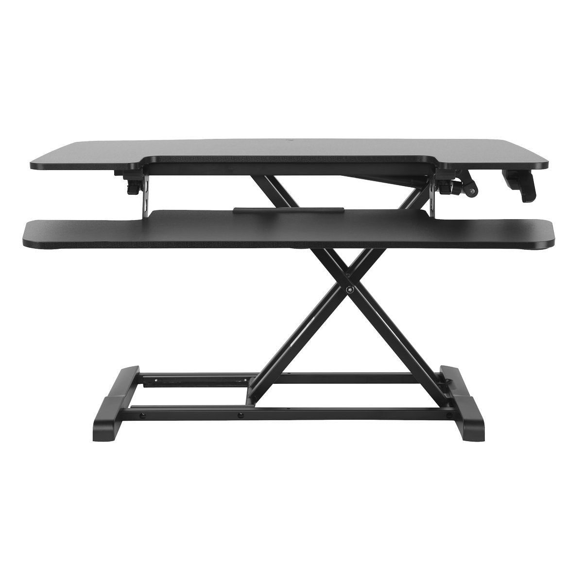 Dellonda DH15 89cm Height Adjustable Standing Desk Converter 50cm Max Height 15kg Capacity - McCormickTools