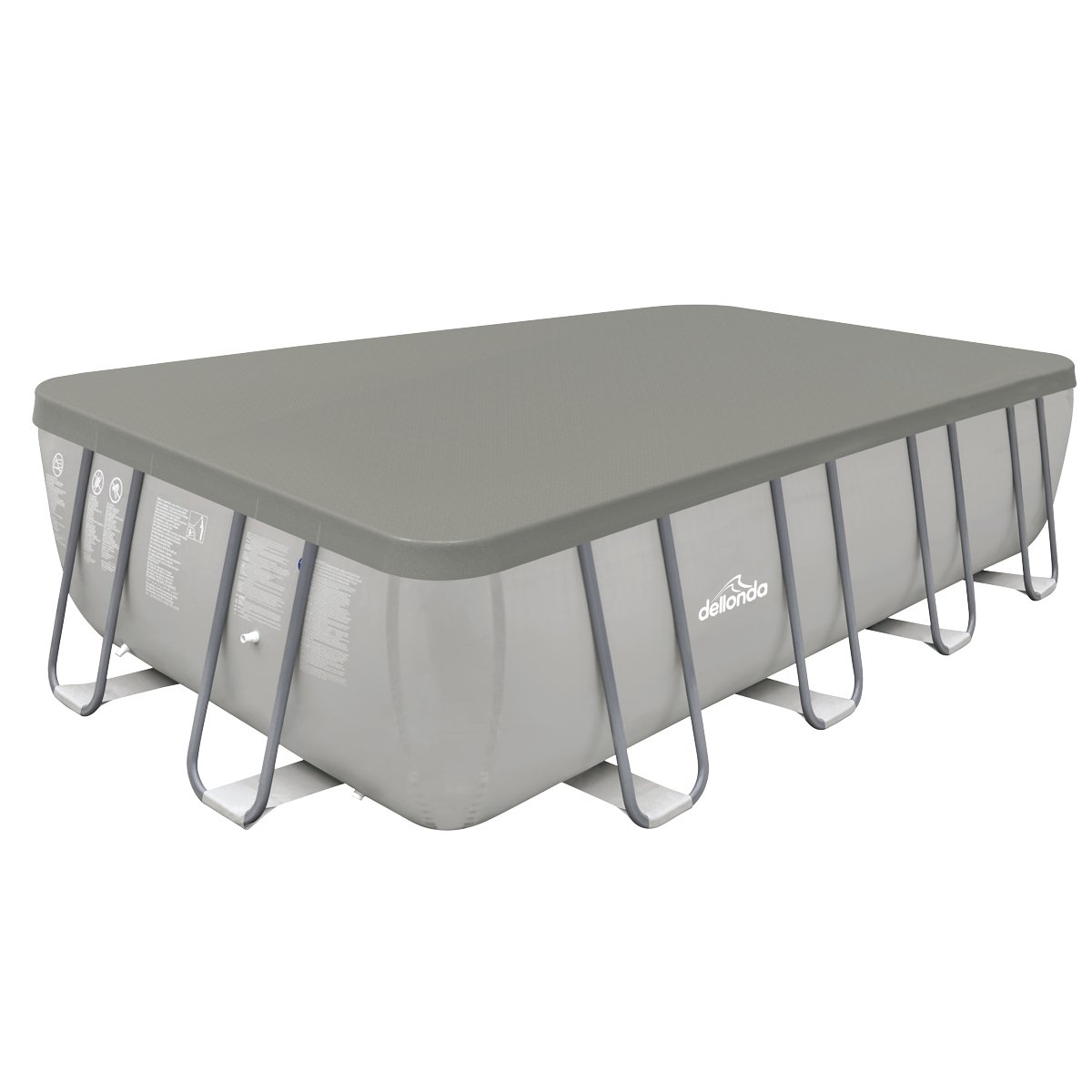 Dellonda DL43 Swimming Pool Top Cover with Rope Ties for DL22