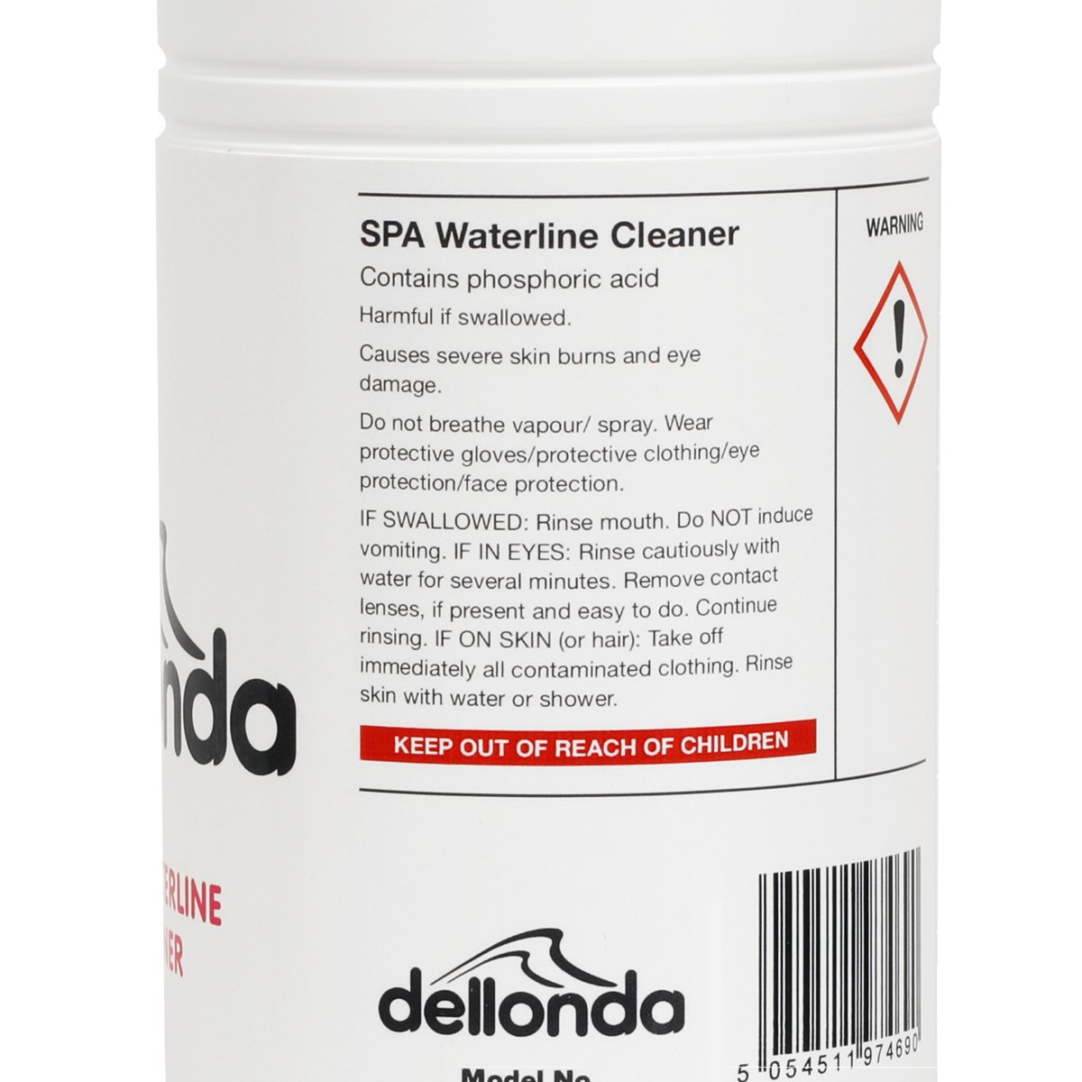 Dellonda DL58 Hot Tub/Spa Waterline/Surface Cleaner - 1L