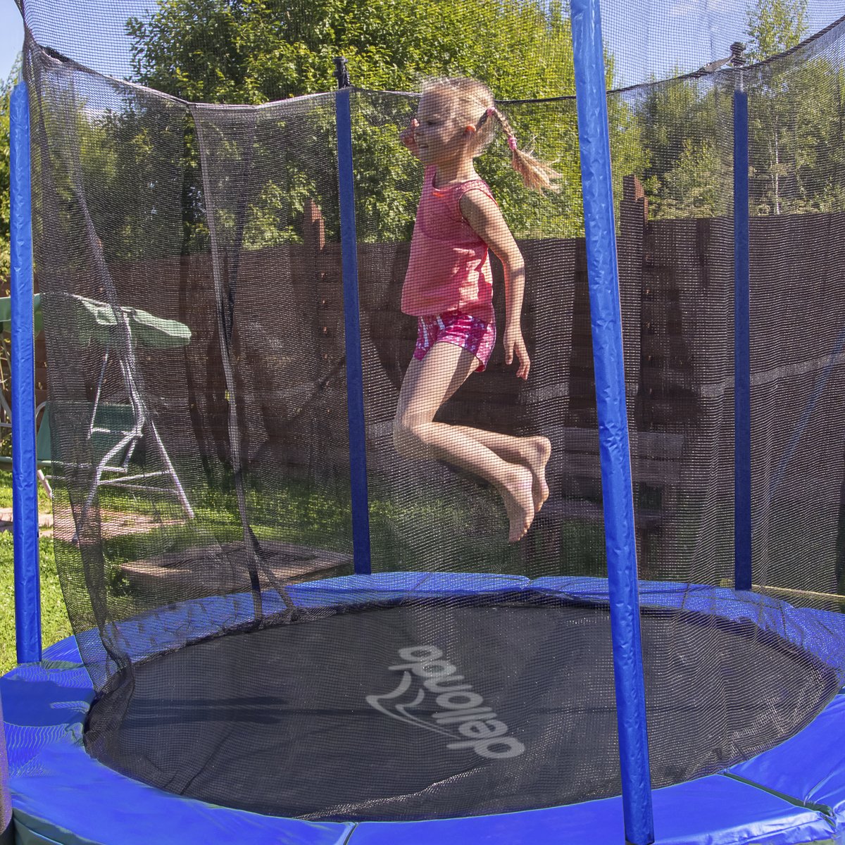 Dellonda DL66 6ft Heavy Duty Outdoor Trampoline with Safety Enclosure Net - McCormickTools