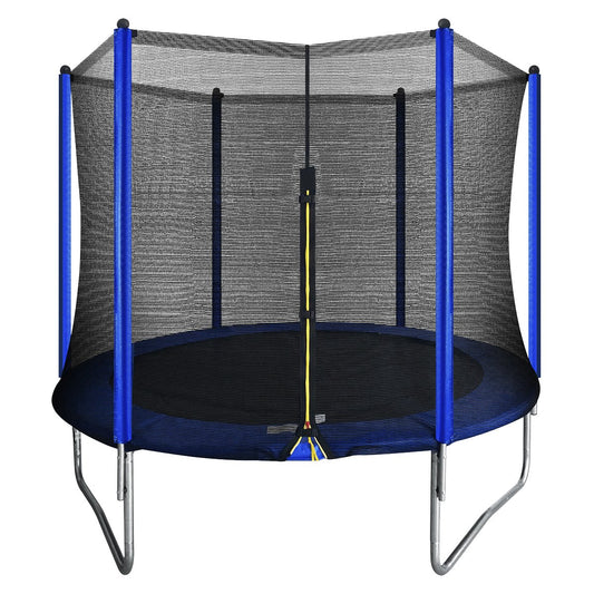 Dellonda DL67 8ft Heavy - Duty Outdoor Trampoline with Safety Enclosure Net - McCormickTools