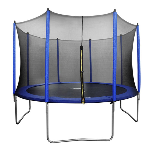 Dellonda DL69 12ft Heavy - Duty Outdoor Trampoline with Safety Enclosure Net - McCormickTools