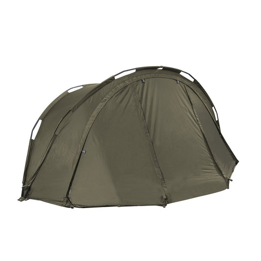 Dellonda DL75 Fishing Bivvy Carp Tent 1 Man Waterproof & UV Protection Quick Assembly Pre Threaded Poles with Ground Sheet & Heavy Duty Ground Pegs - McCormickTools