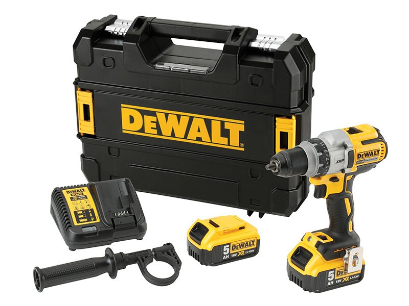 Dewalt DCD991P2 Brushless 3 Speed Drill Driver 18V 2 x 5.0Ah Li - ion - McCormickTools