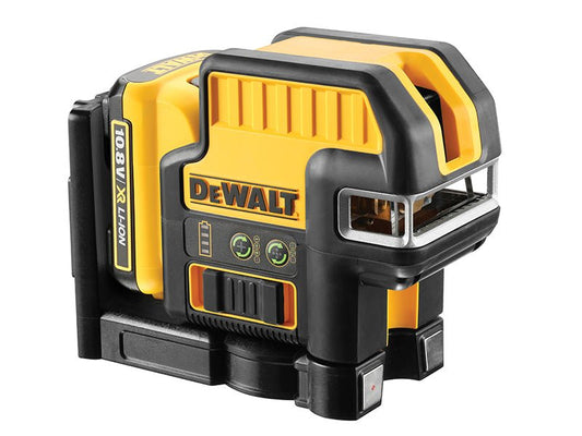 Dewalt DCE0825D1G 5 Spot Cross Line Laser Green 12V 1 x 2.0Ah Li - ion - McCormickTools