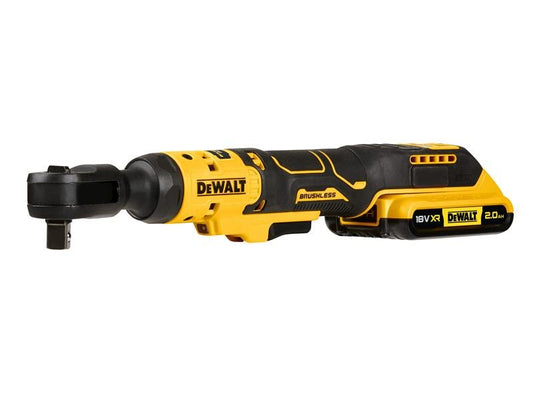 Dewalt DCF512D1 XR 1/2in Open Head Ratchet 18V 1 x 2.0Ah Li - ion - McCormickTools