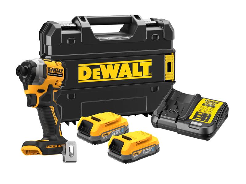 Dewalt DCF850E2T XR BL Impact Driver 18V 2 x Powerstack Li - ion