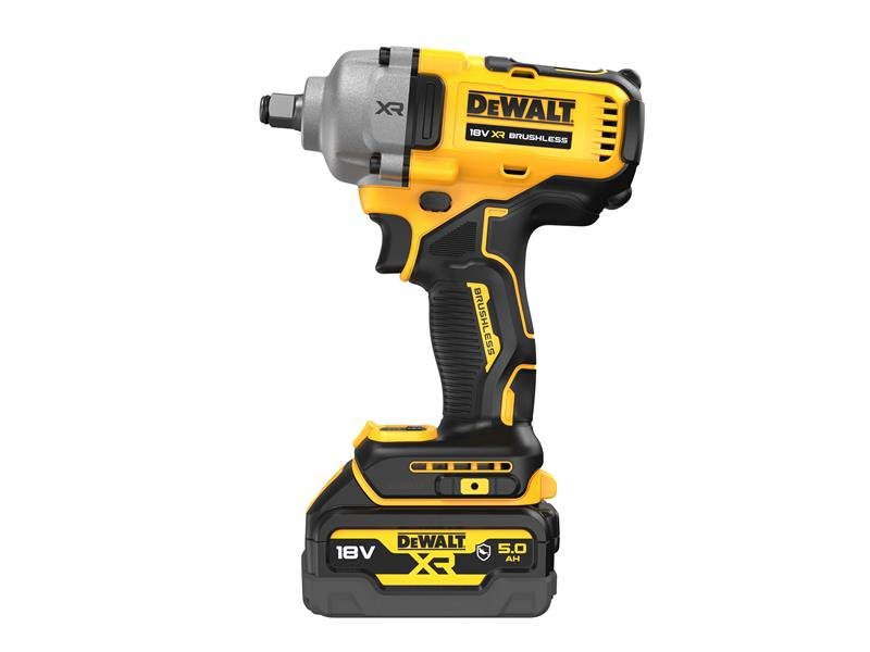 Dewalt DCF891P2T XR BL 1/2in Hog Ring Anvil Impact Wrench 18V 2 x 5.0Ah Li - ion