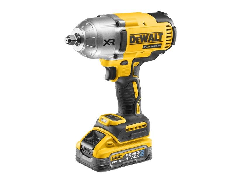 Dewalt DCF900H2T Powerstack Impact Wrench 18V 2 x 5.0Ah Li - ion - McCormickTools