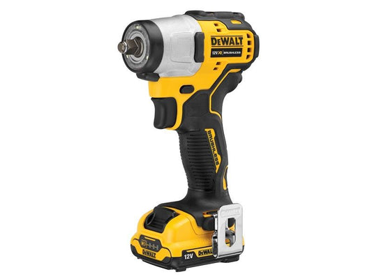 Dewalt DCF902D2 XR Brushless Sub - Compact 3/8in Impact Wrench 12V 2 x 2.0Ah Li - ion - McCormickTools