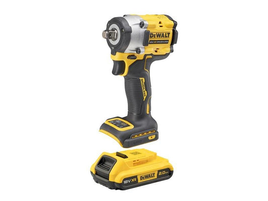 Dewalt DCF921D2T XR BL 1/2in Impact Wrench 18V 2 x 2.0Ah Li - ion - McCormickTools