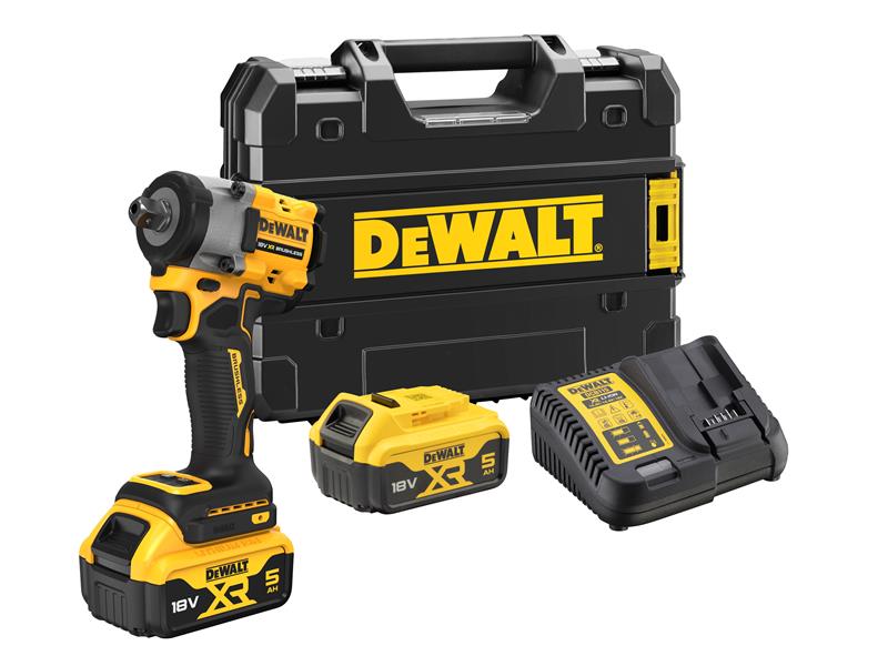 Dewalt DCF921P2T XR BL 1/2in Impact Wrench 18V 2 x 5.0Ah Li - ion