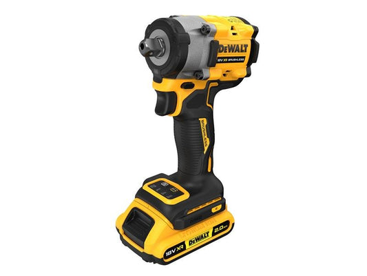 Dewalt DCF922D2T XR BL 1/2in Impact Wrench 18V 2 x 2.0Ah Li - ion - McCormickTools