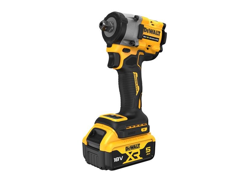 Dewalt DCF922P2T XR BL 1/2in Impact Wrench 18V 2 x 5.0Ah Li - ion - McCormickTools