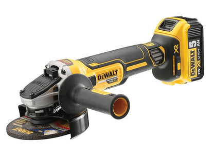 Dewalt DCG405P2 XR Brushless Grinder 125mm 18V 2 x 5.0Ah Li - ion