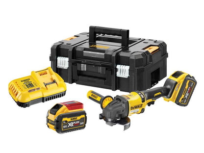 Dewalt DCG418X2 XR FlexVolt Grinder 125mm 54V 2 x 3.0Ah Li - ion