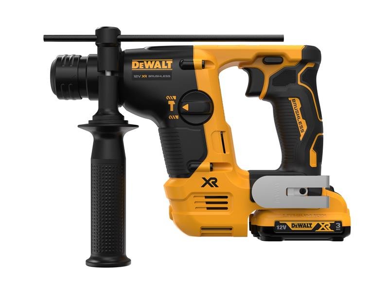 Dewalt DCH072L2 XR BL SDS Plus Hammer Drill 12V 2 x 3.0Ah Li - ion