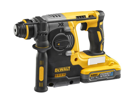 Dewalt DCH273H2T XR Brushless SDS Plus 3 Mode Hammer Drill 18V 2 x Powerstack 5.0Ah Li - ion