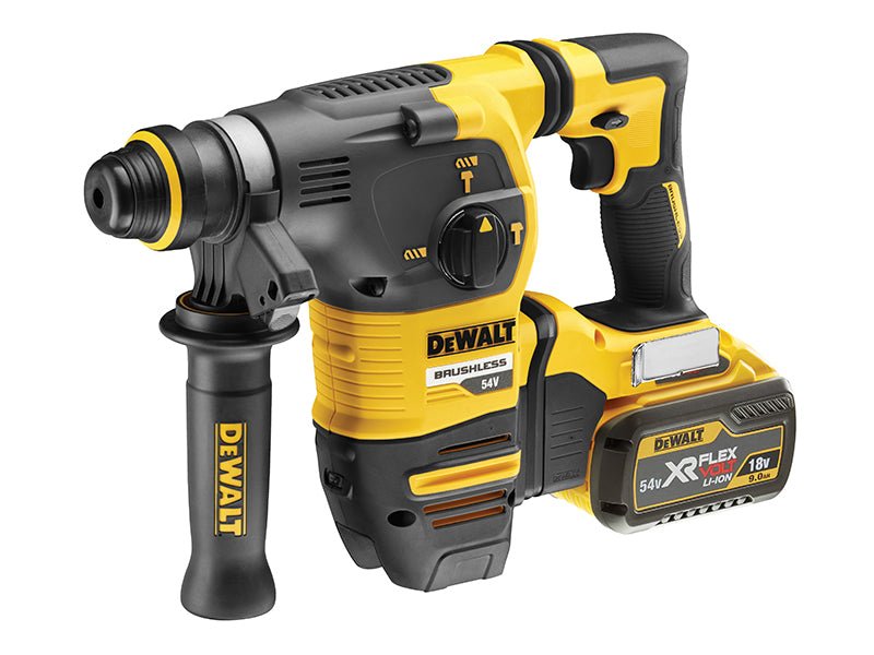 Dewalt DCH333X2 XR FlexVolt Brushless SDS Plus Hammer Drill 54V 2 x 3.0Ah Li - ion