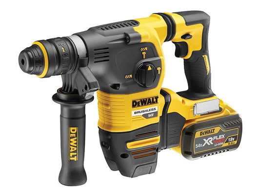 Dewalt DCH334X2 Brushless Q/C Chuck SDS Plus Hammer Drill 54V 2 x 9.0Ah Li - ion