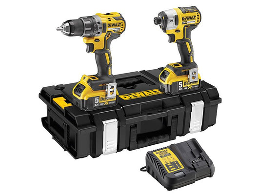 Dewalt DCK266P2 XR Brushless Twin Pack 18V 2 x 5.0Ah Li - ion