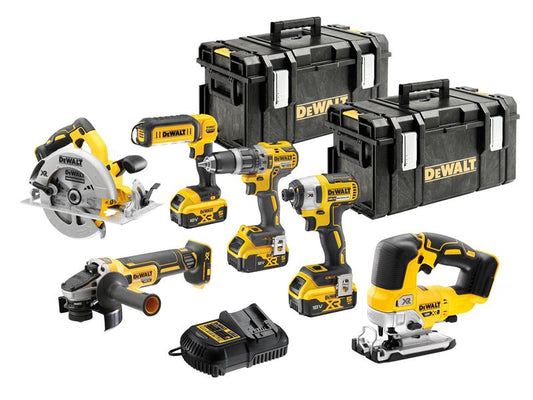 Dewalt DCK663P3 XR Brushless 6 Piece Kit 18V 3 x 5.0Ah Li - ion