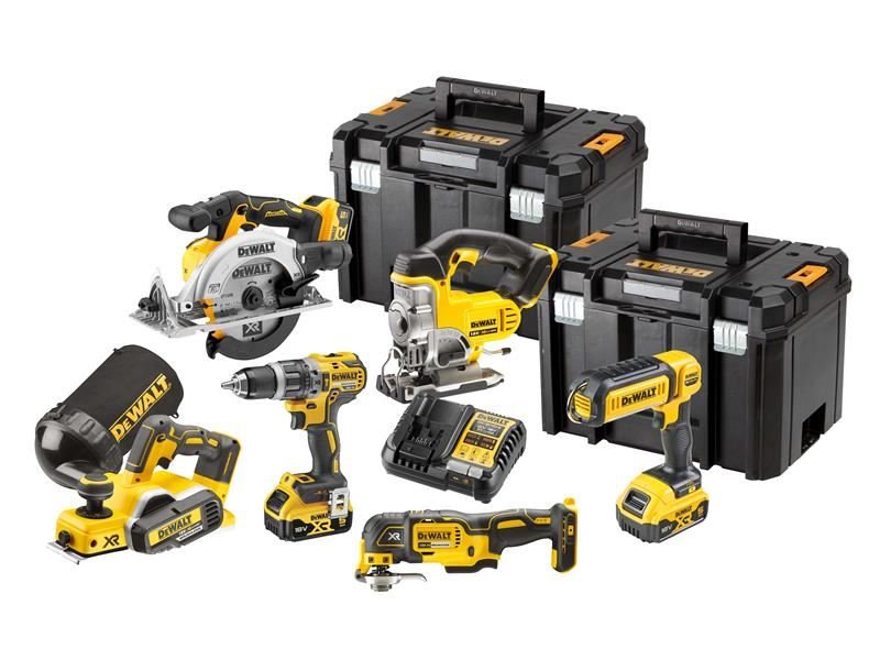 Dewalt DCK667P3T 18v XR 6 Pc Brushless Power Tool Kit With 3 x 5.0Ah Li - ion