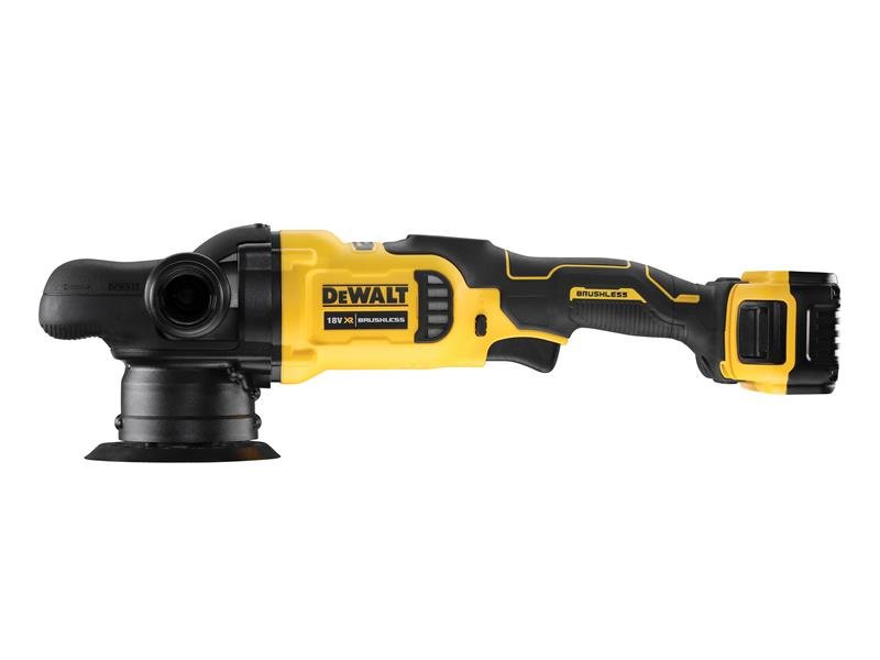 Dewalt DCM848P2 XR Brushless Polisher 125mm 18V 2 x 5.0Ah Li - ion - McCormickTools