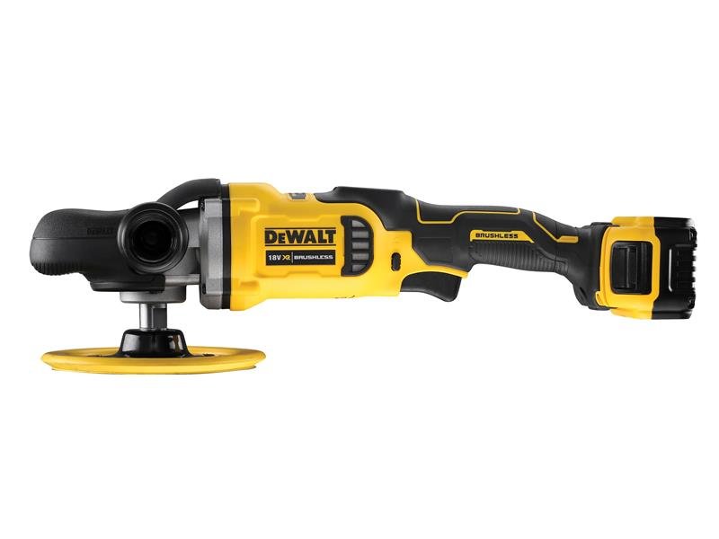 Dewalt DCM849P2 XR Brushless Rotary Polisher 180mm 18V 2 x 5.0Ah Li - ion