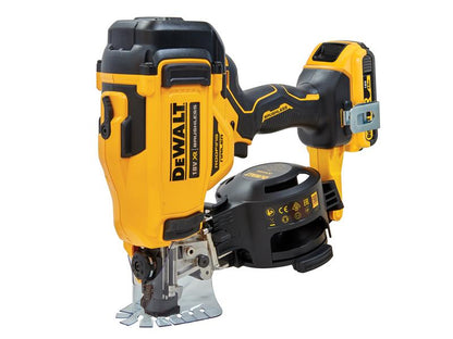 Dewalt DCN45RND2 XR Brushless Roofing Coil Nailer 18V 2 x 2.0Ah Li - ion