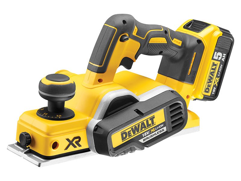 Dewalt DCP580P2 XR Brushless Planer 18V 2 x 5.0Ah Li - ion