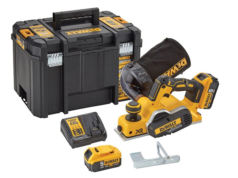 Dewalt DCP580P2 XR Brushless Planer 18V 2 x 5.0Ah Li - ion