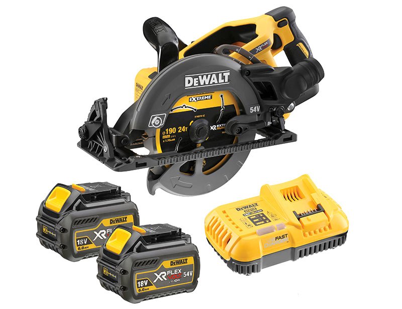 Dewalt DCS577T2 FlexVolt XR High Torque Circular Saw 190mm 54V 2 x 2.0Ah Li - ion