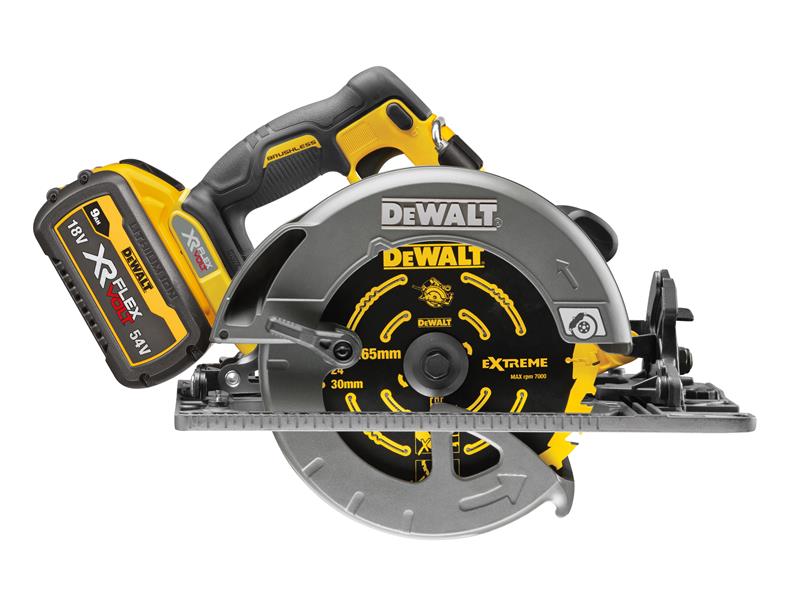 Dewalt DCS579X2 XR FlexVolt Circular Saw 190mm 54V 2 x 9.0Ah Li - ion