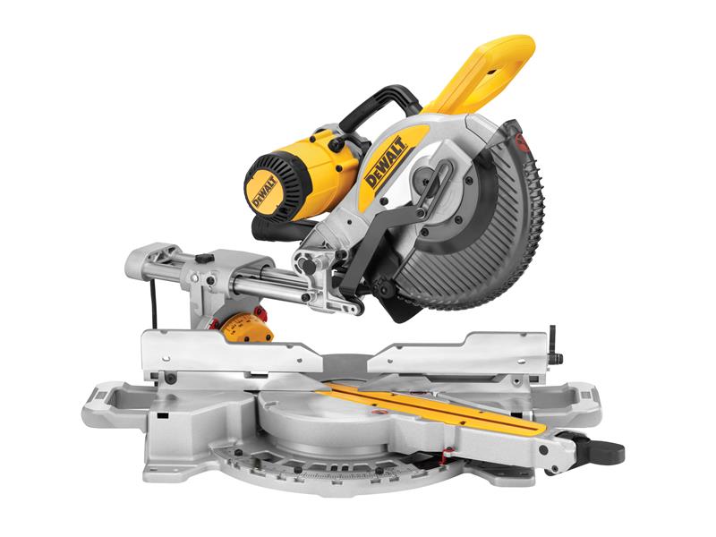 Dewalt DWS727 XPS Double Bevel Slide Mitre Saw 250mm 1675W 110V