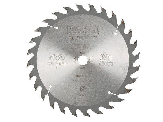 Dewalt Series 40 Circular Saw Blade 184 X 16mm X 28t Atb