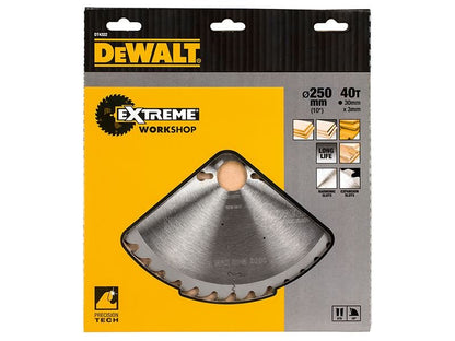 Dewalt Series 60 Circular Saw Blade 250 X 30mm X 40t