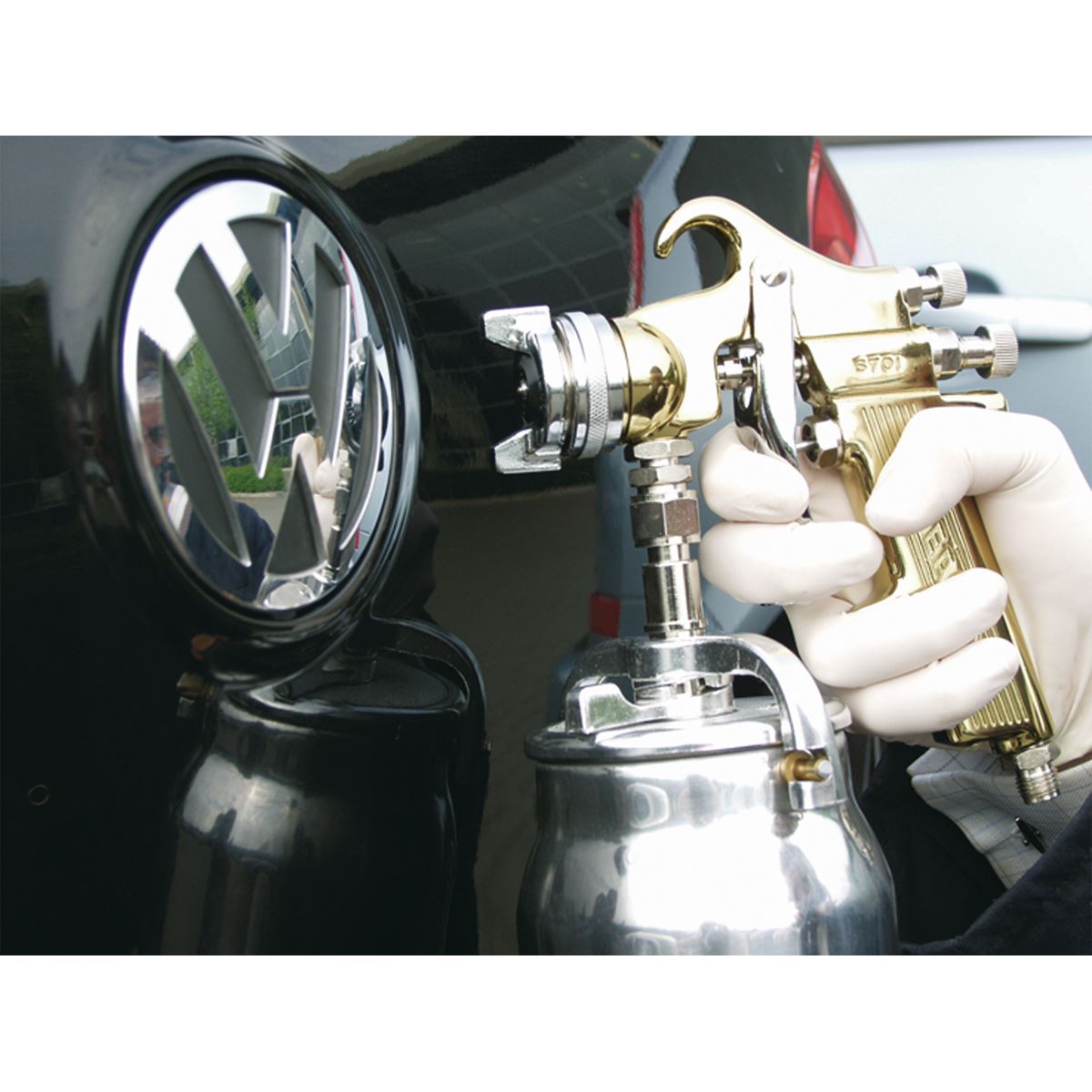 Sealey S701 Spray Gun Professional Suction Feed - 1.8mm Set-Up